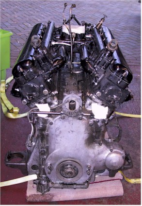 R-R PIII - Engine front view