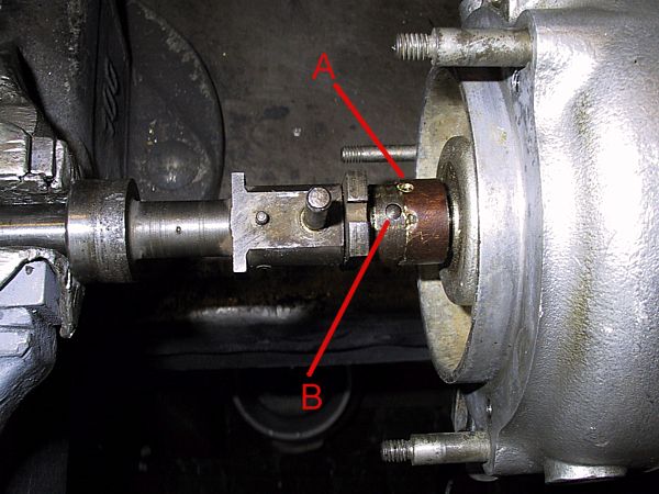 R-R PIII - distributor shaft joint