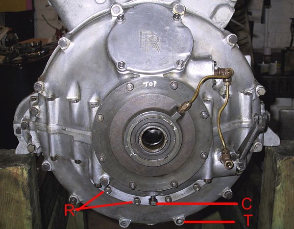 R-R PIII - complete clutch housing