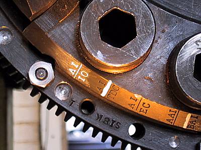 R-R PIII - flywheel timing marks