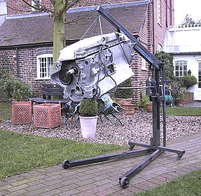 R-R PIII - engine in hoist#2