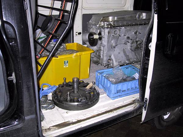 R-R PIII - engine in van